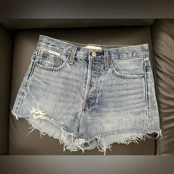 Denim Forum The Ex-Boyfriend Hi-Rise Denim Short - Picture 2 of 3